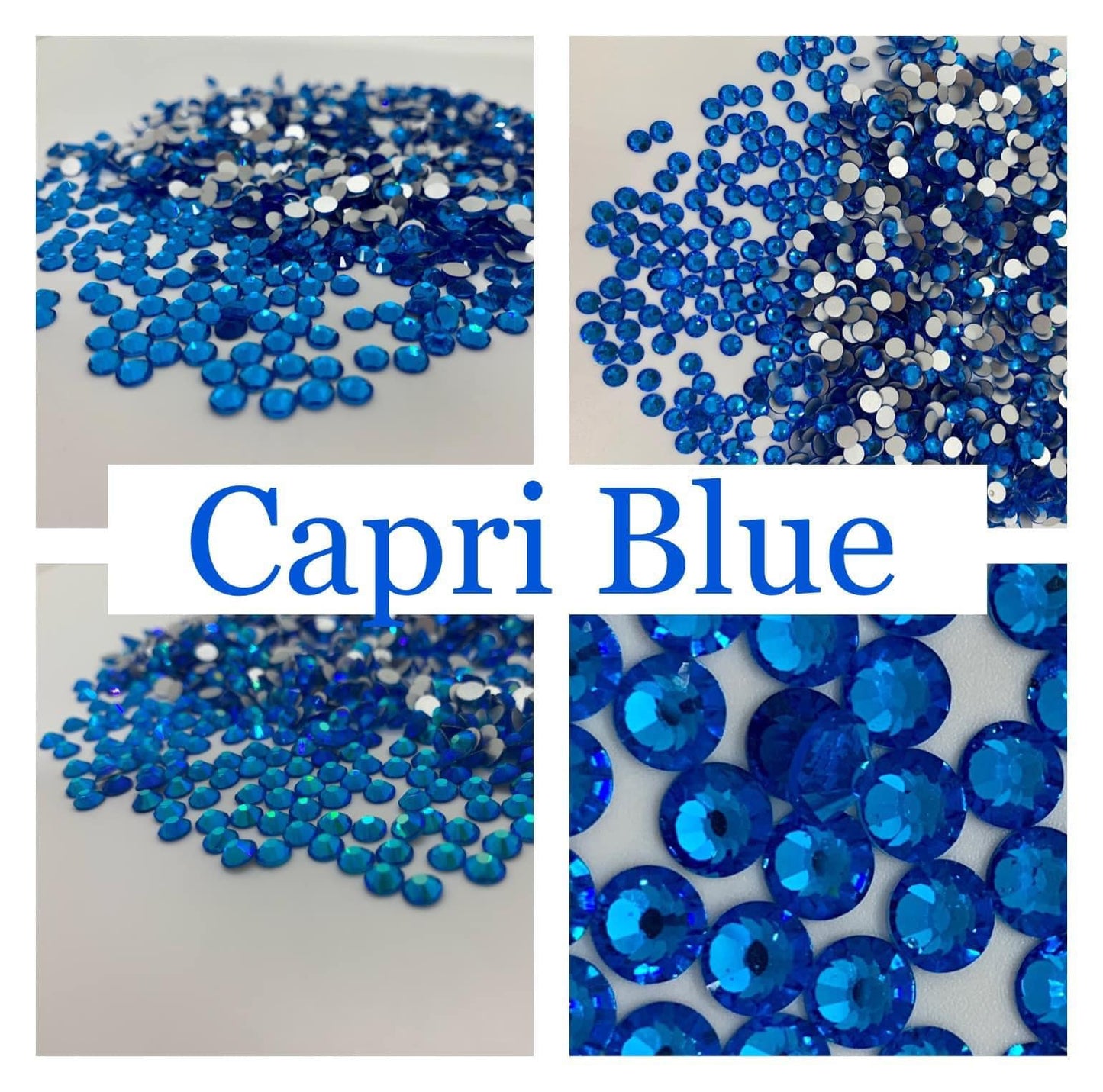 Capri Blue - Non AB Rhinestone 2058