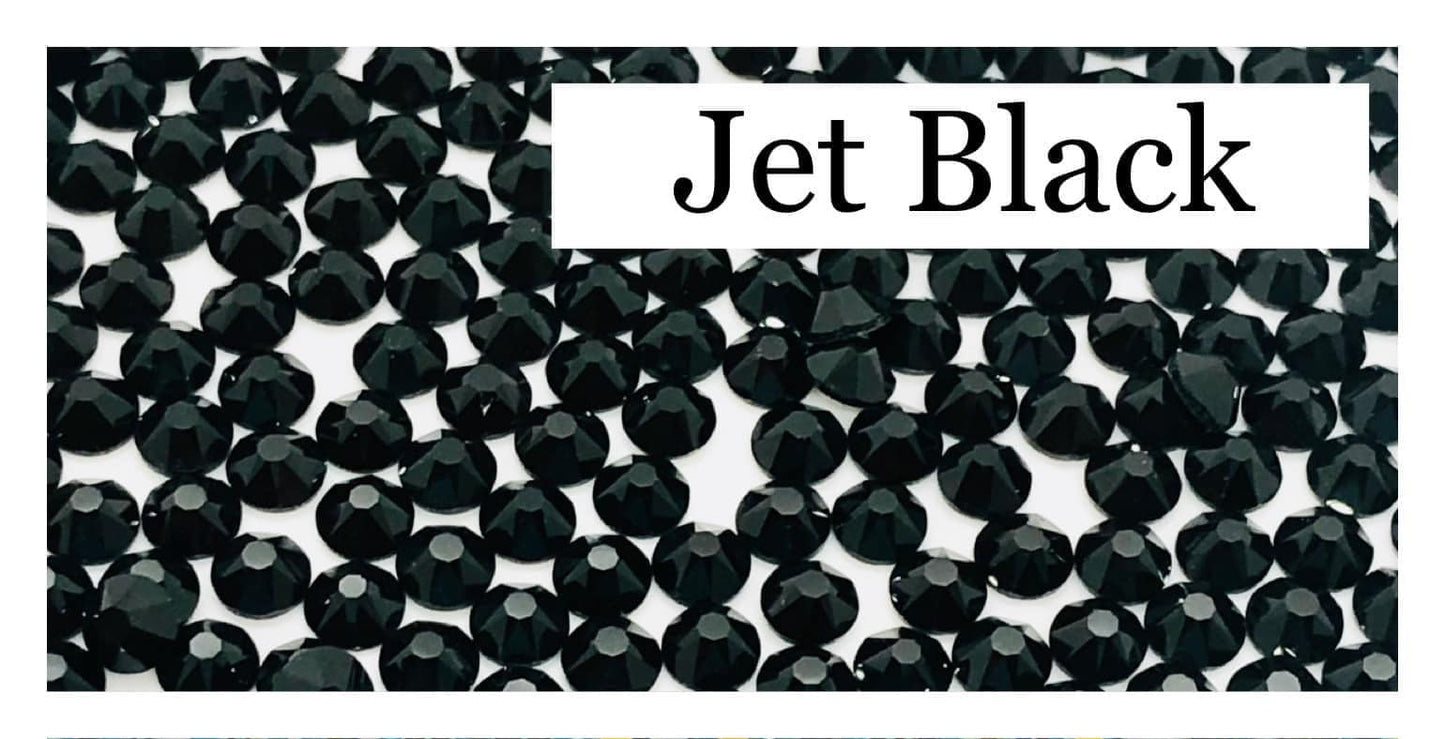 Jet Black - Non AB Rhinestone 2088