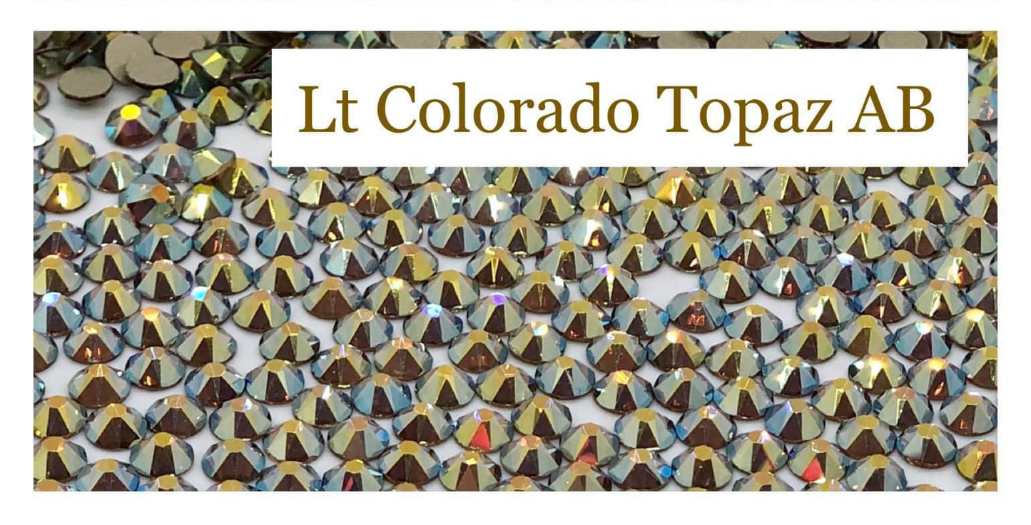 Light Colorado Topaz - AB Rhinestone 2088