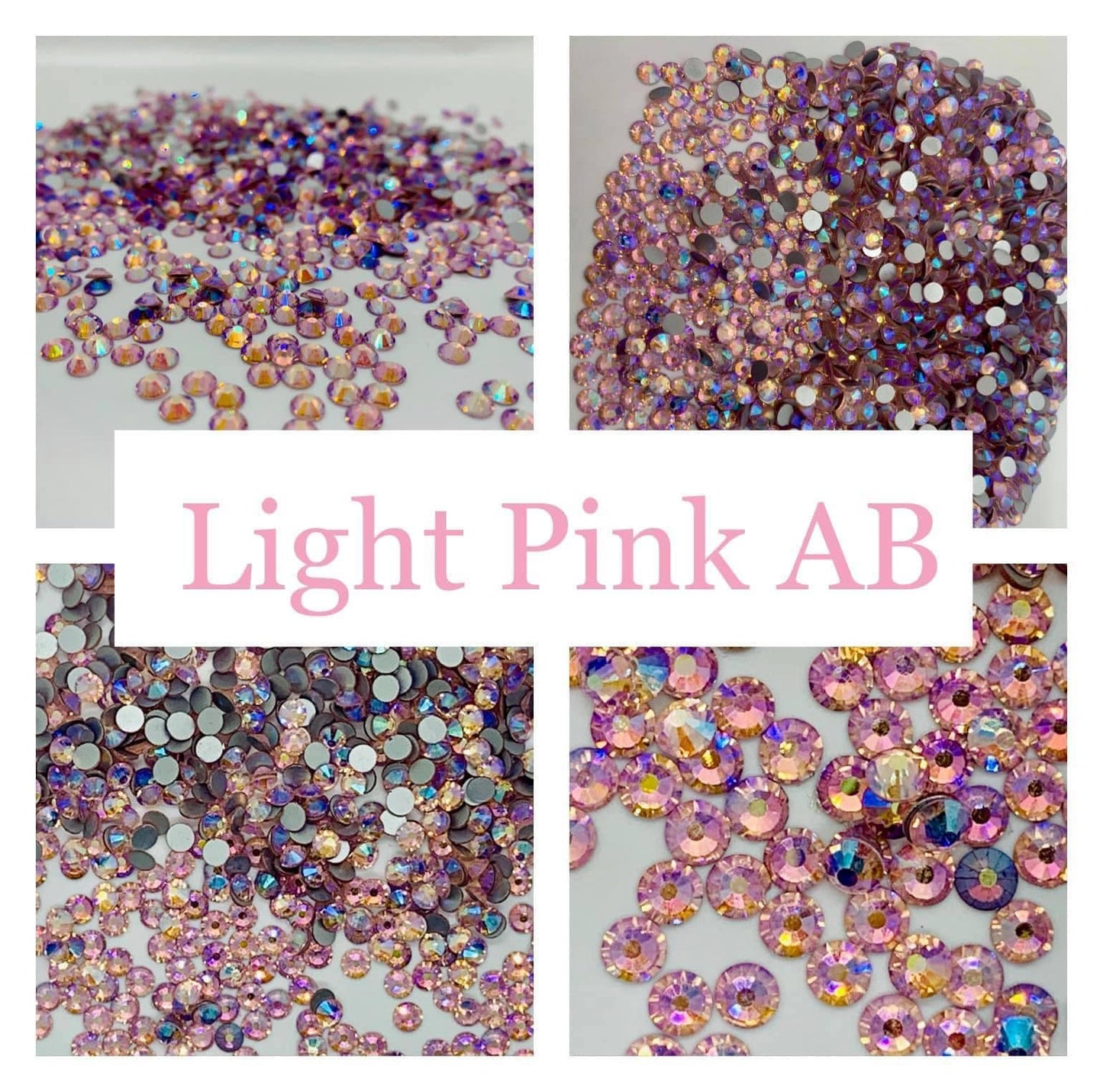 Light Pink - AB Rhinestone 2058