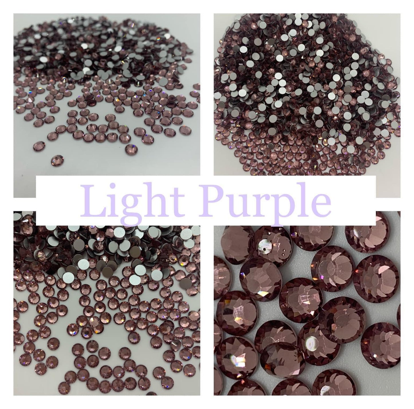 Light Purple - Non AB Rhinestone 2058
