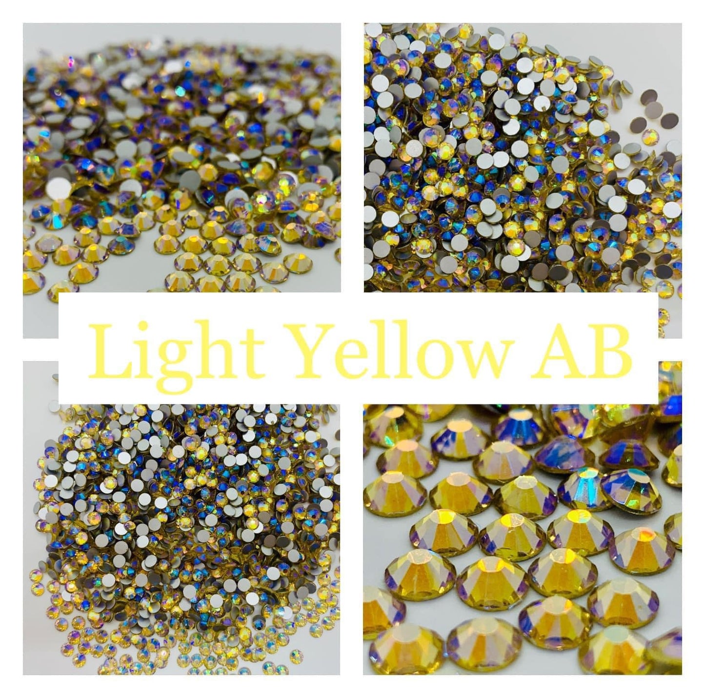 Light Yellow - AB Rhinestone 2058