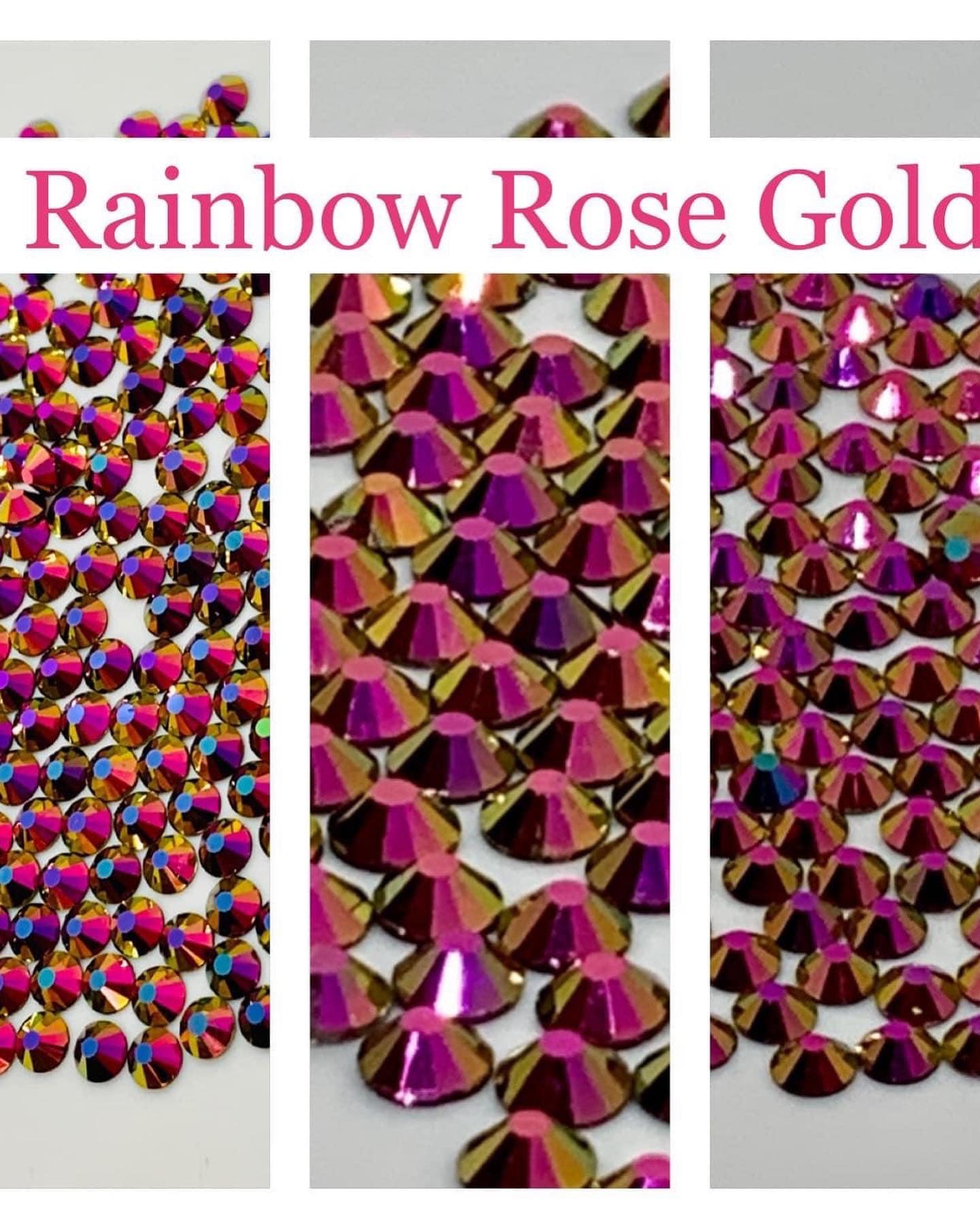 Rainbow Rose Gold - AB Rhinestone 2088, EON