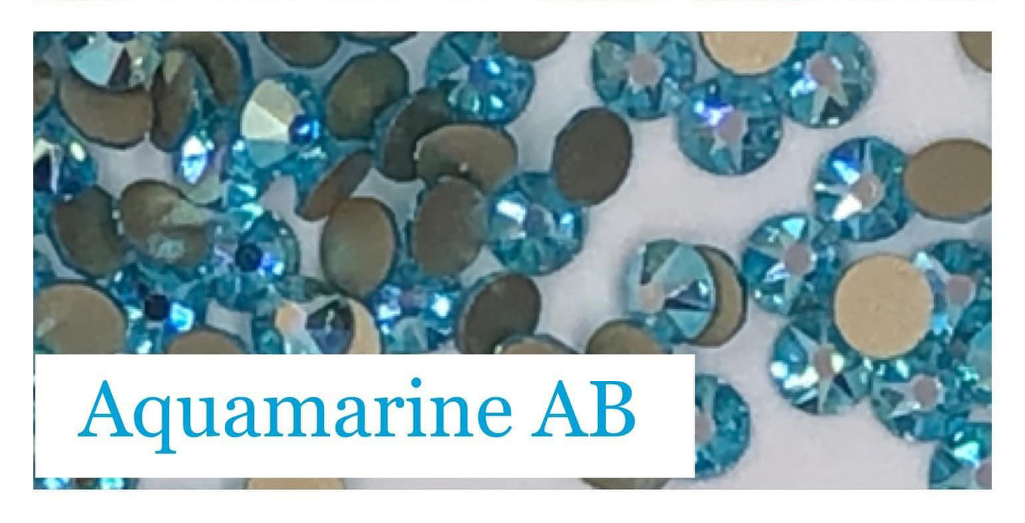 Aquamarine - Non AB Rhinestone 2088