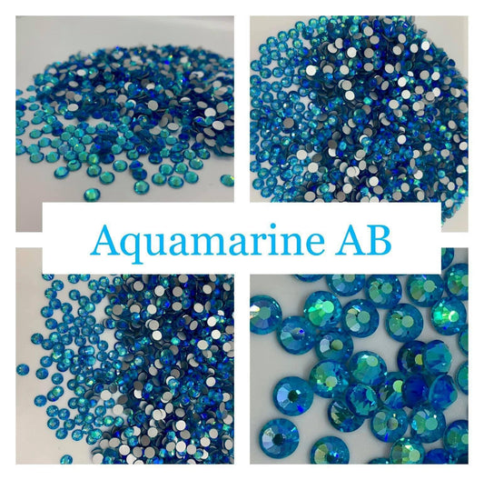 Aquamarine - AB Rhinestone 2058
