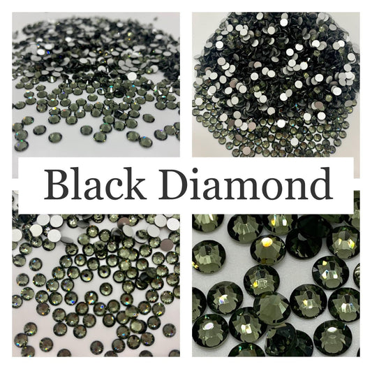 Black Diamond - Non AB Rhinestone 2058