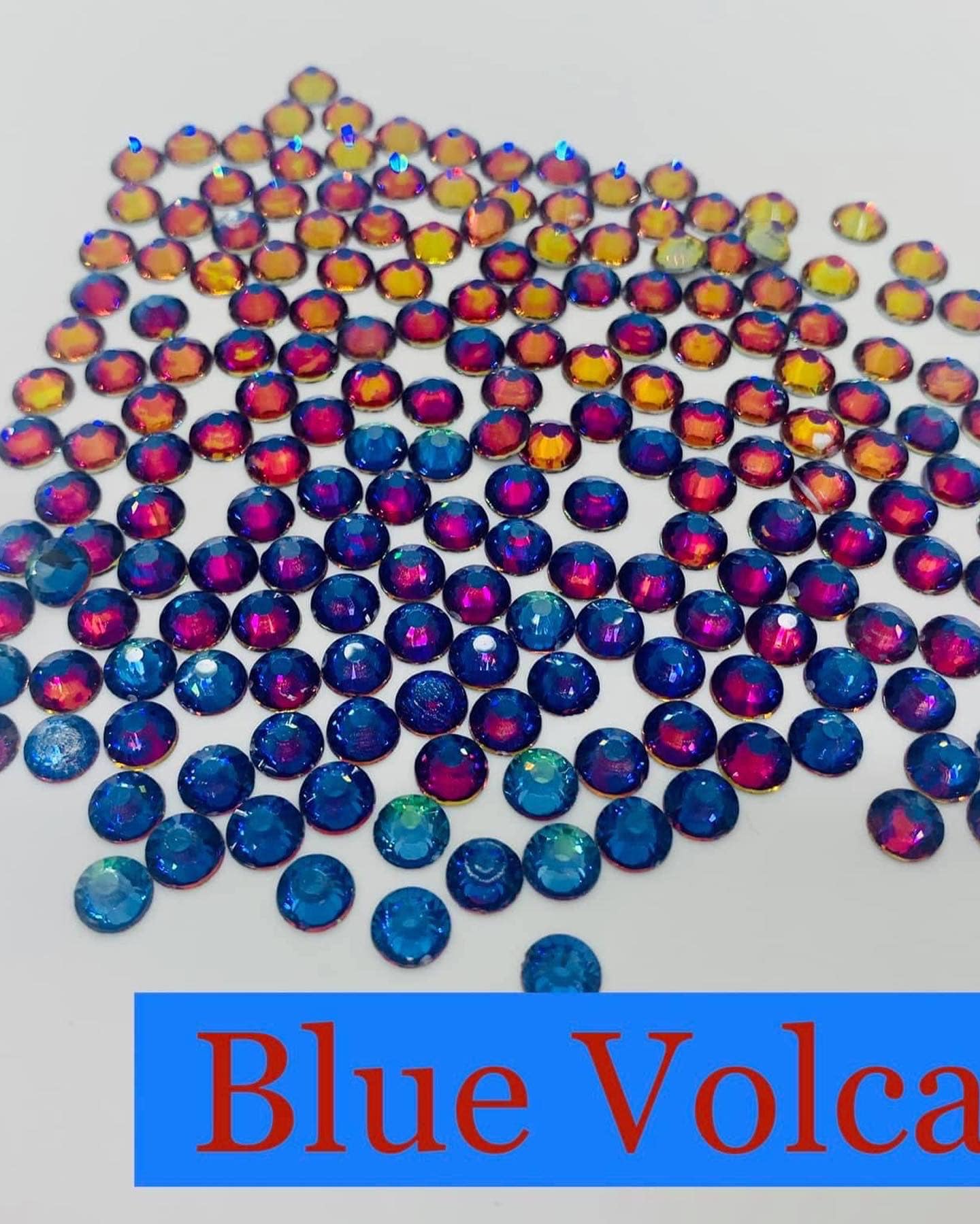 Blue Volcano - Non AB Rhinestone 2088, EON