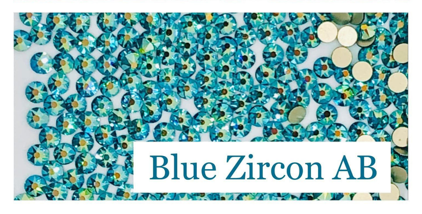 Blue Zircon - AB Rhinestone 2088