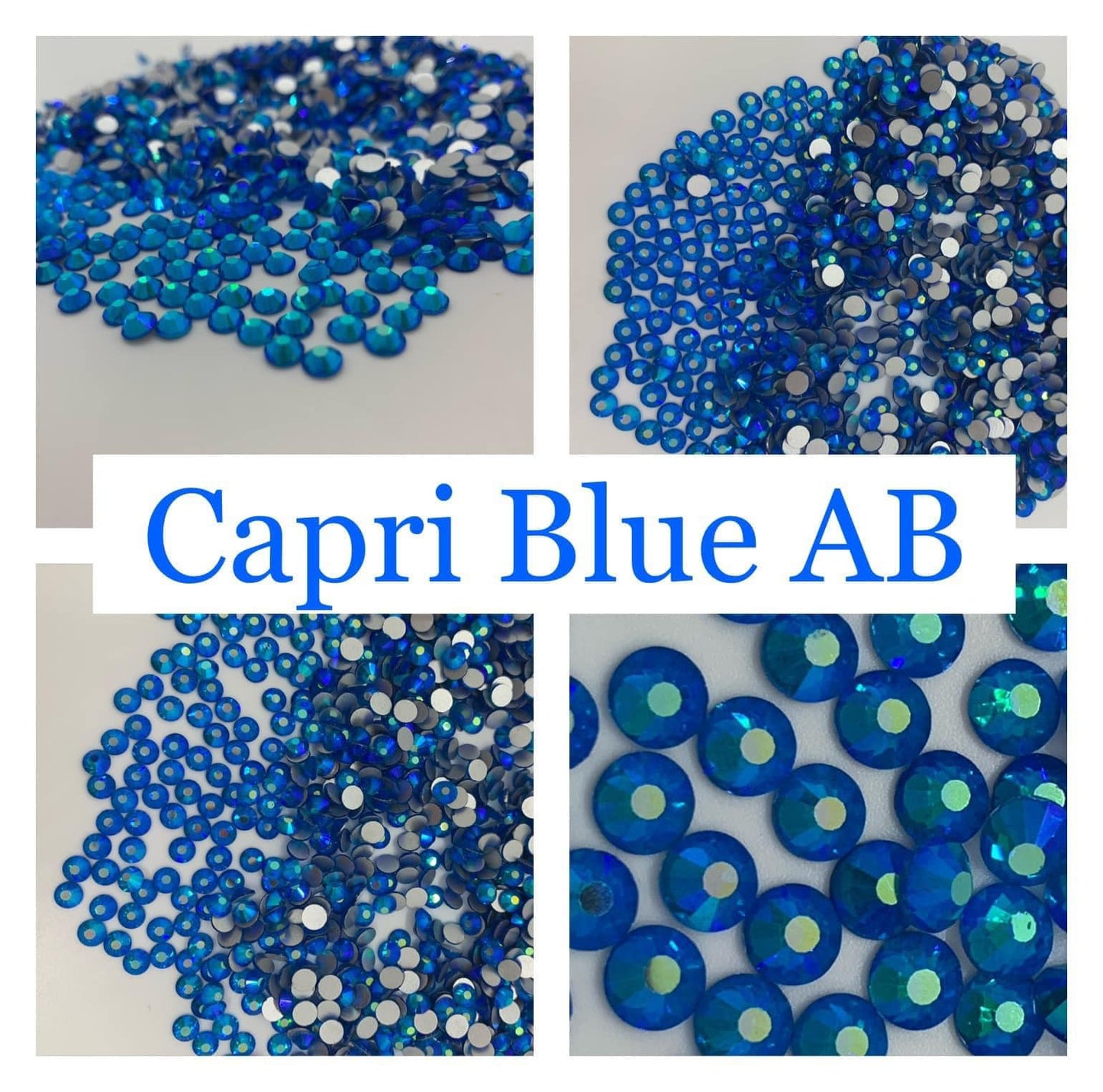 Capri Blue - AB Rhinestone 2058