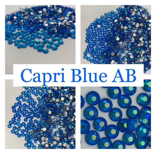 Capri Blue - AB Rhinestone 2058