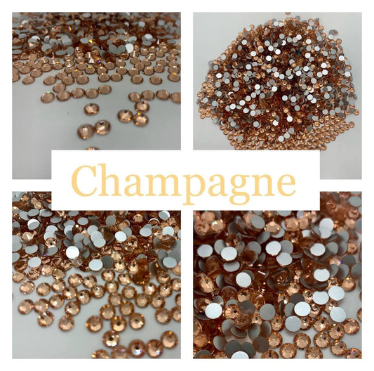 Champagne - Non AB Rhinestone 2058