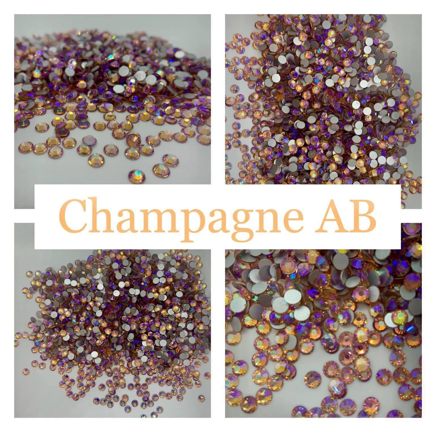 Champagne - AB Rhinestone 2058