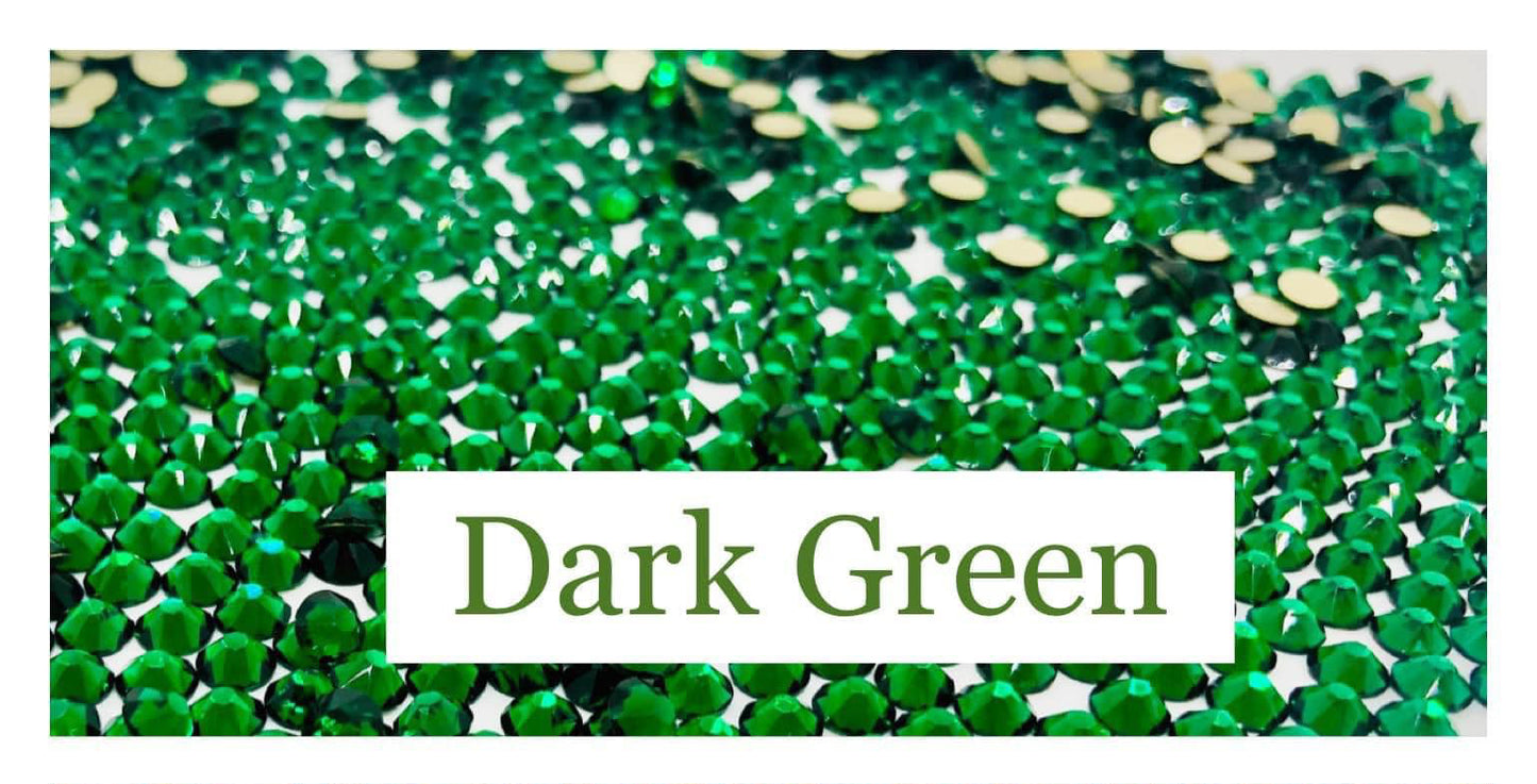 Dark Green - Non AB Rhinestone 2088