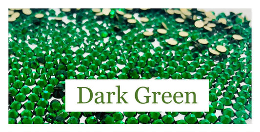 Dark Green - Non AB Rhinestone 2088