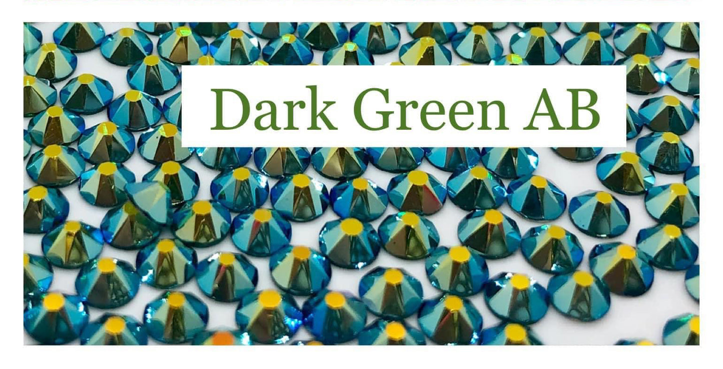 Dark Green - AB Rhinestone 2088