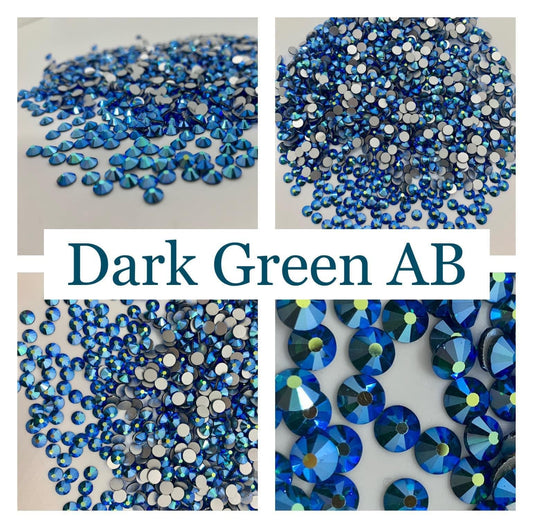 Dark Green - AB Rhinestone 2058