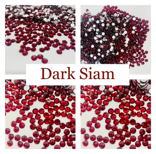 Dark Siam - Non AB Rhinestone 2058