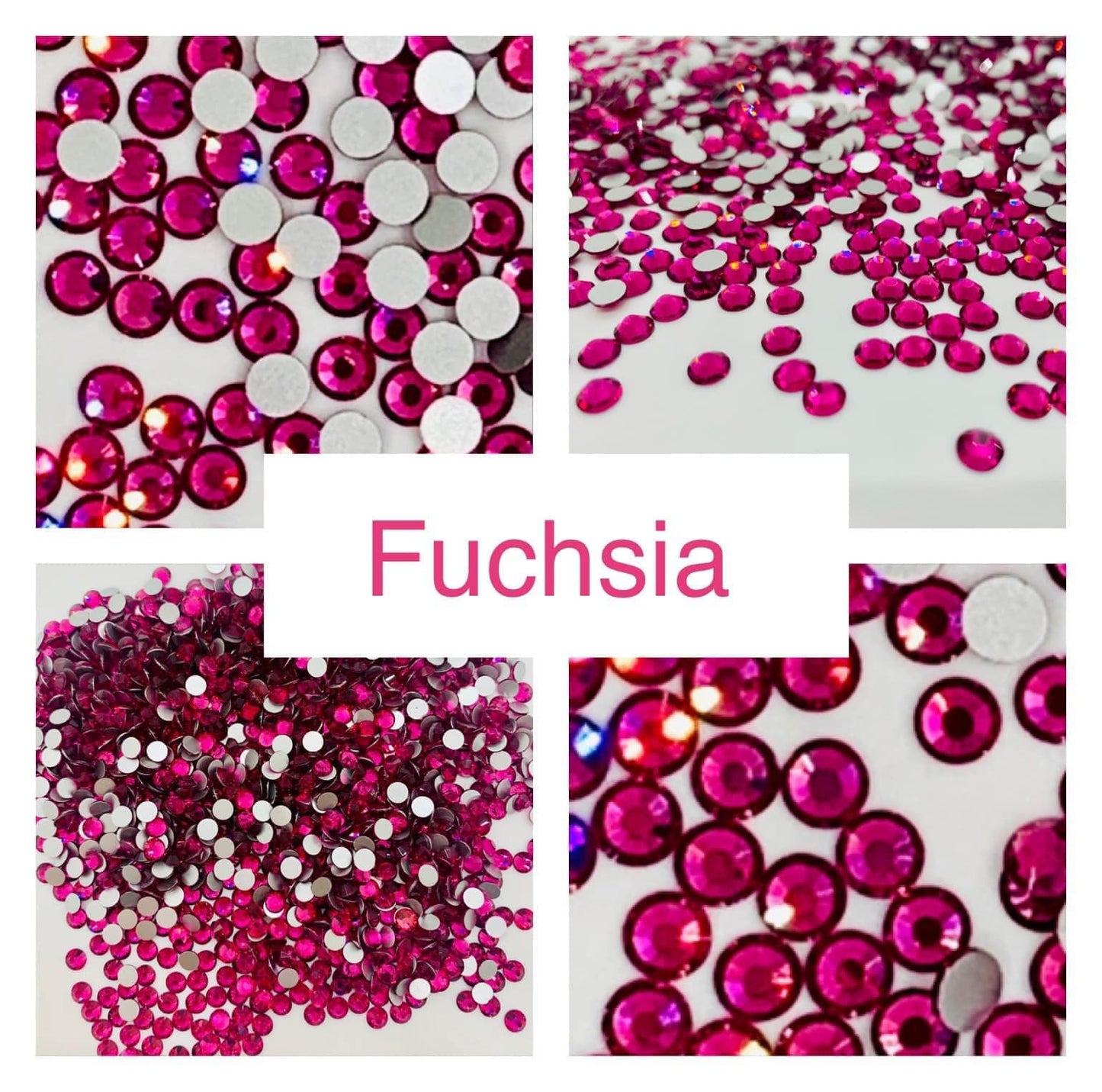 Fuchsia - Non AB Rhinestone 2058