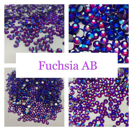 Fuchsia - AB Rhinestone 2058