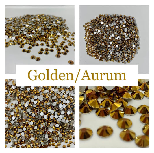 Golden Aurum - Non AB Rhinestone 2058
