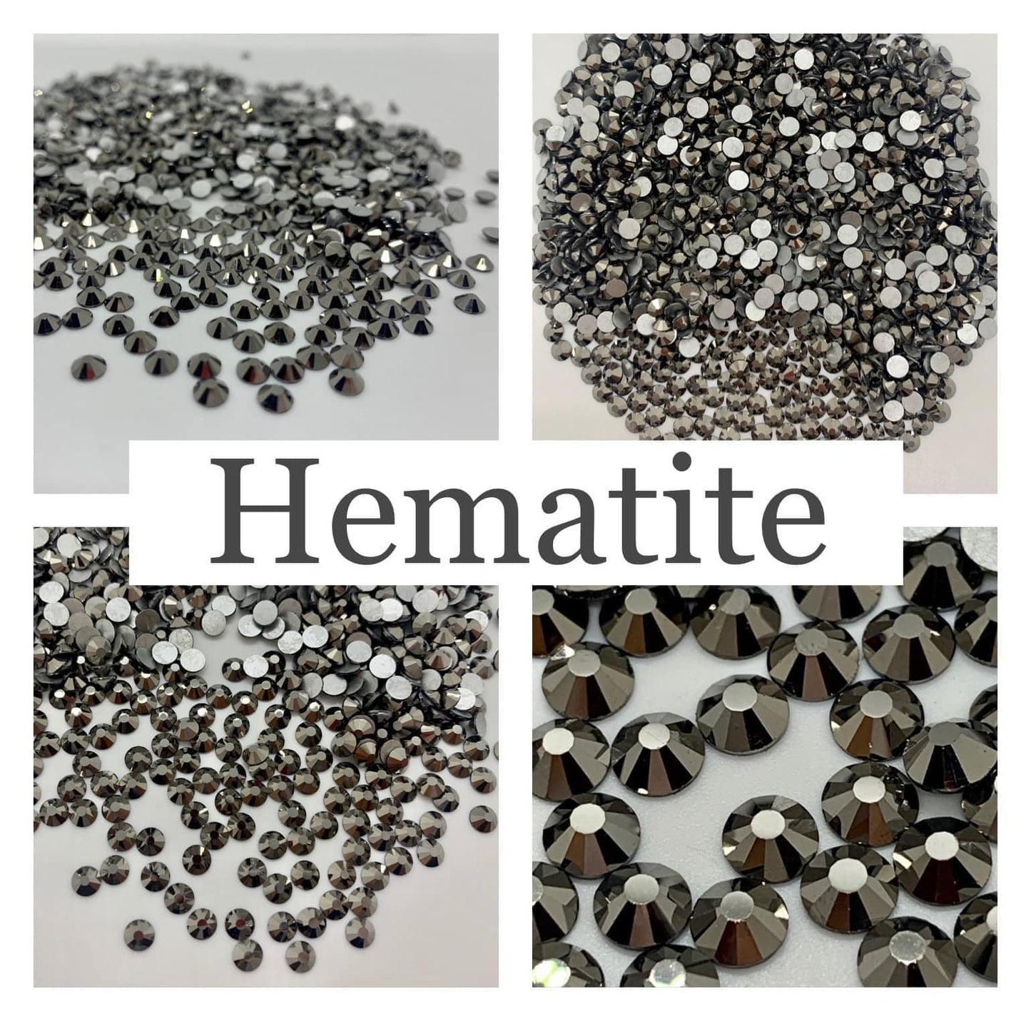 Hematite - Non AB Rhinestone 2058