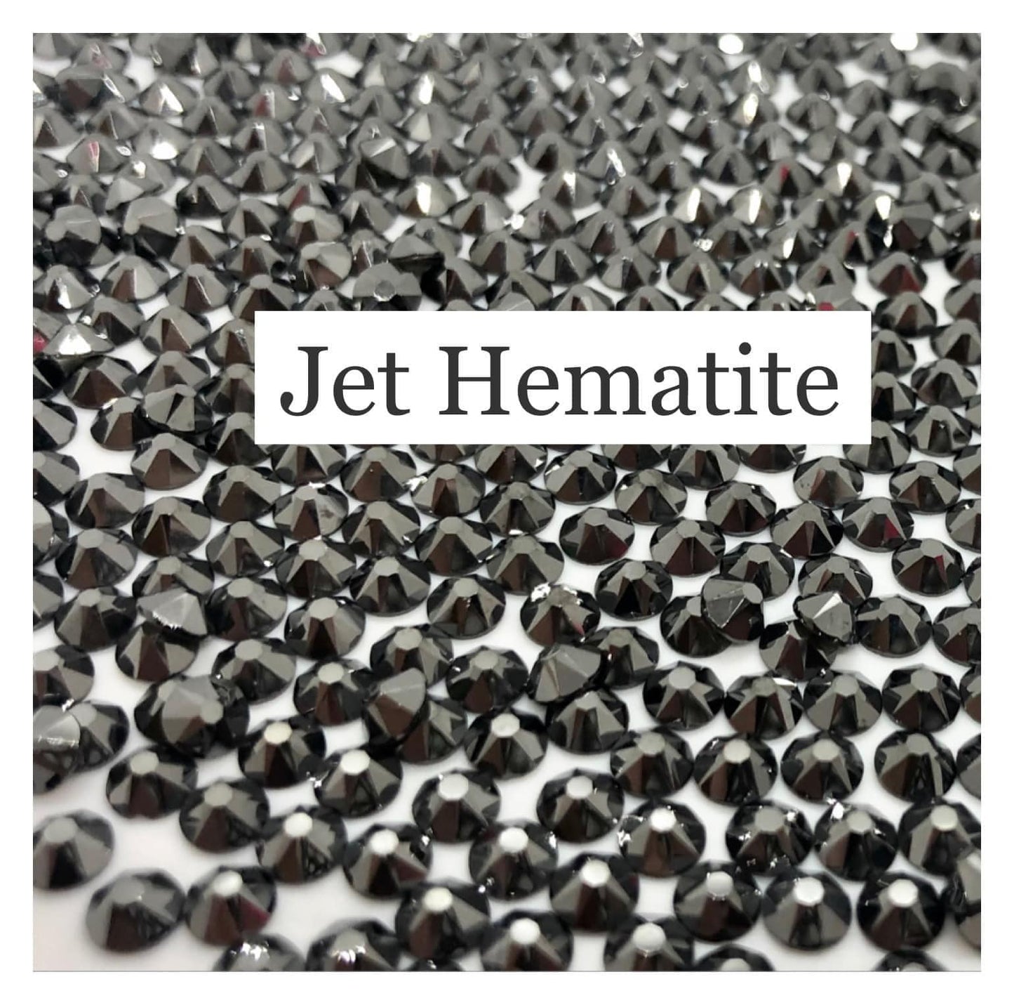 Jet Hematite - Non AB Rhinestone 2088