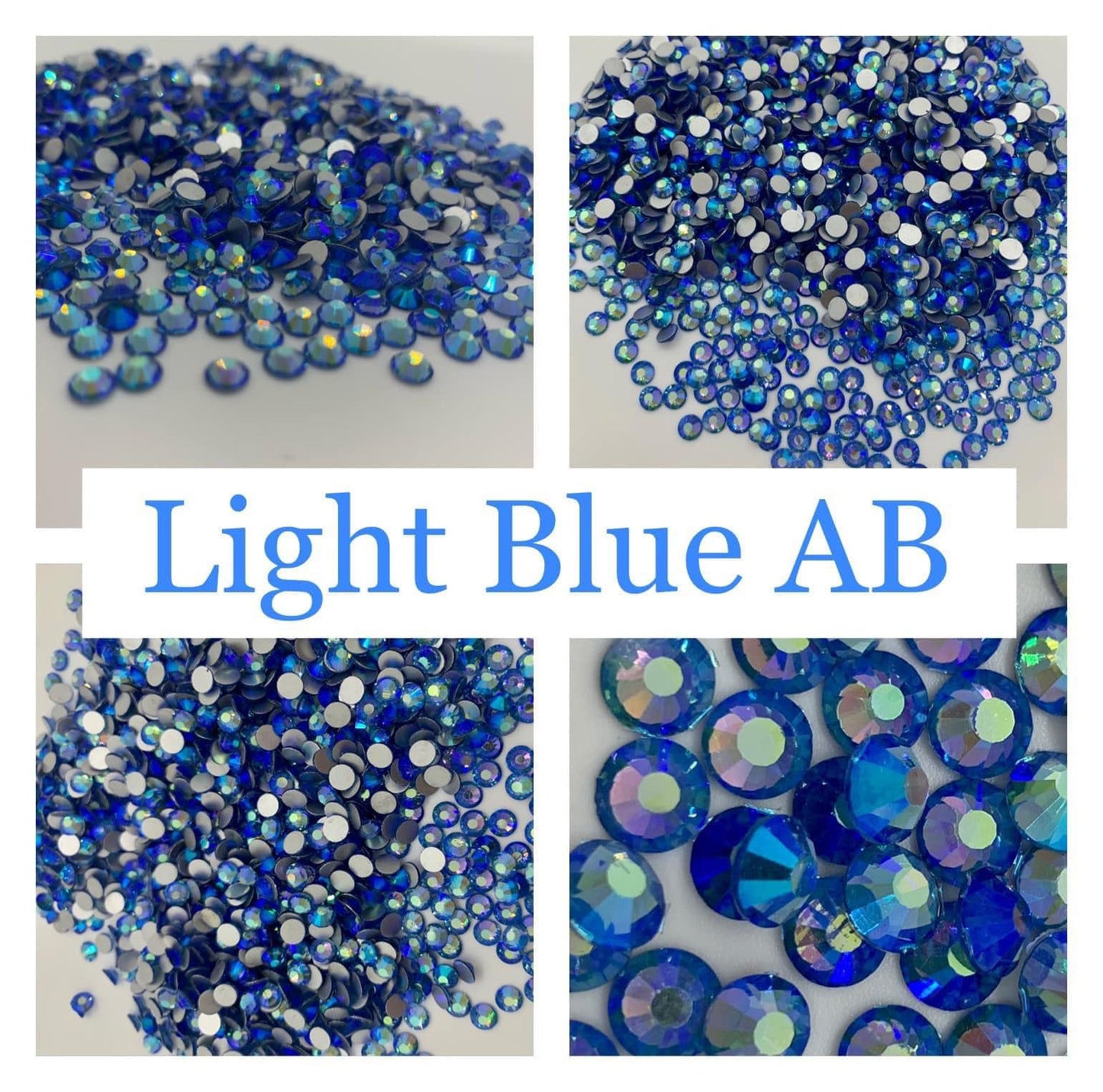 Light Blue - AB Rhinestone 2058
