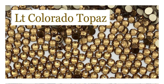 Light Colorado Topaz - Non AB Rhinestone 2088