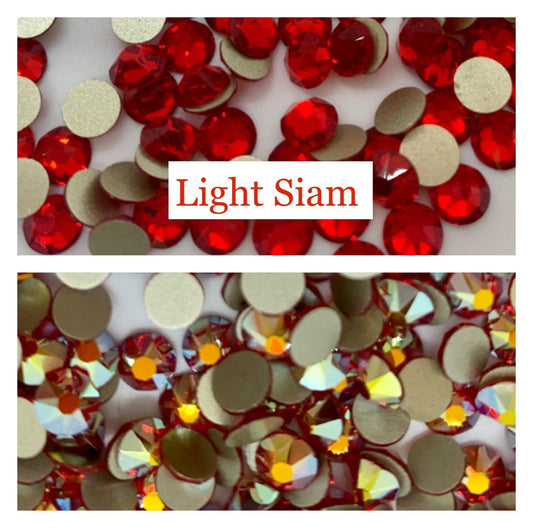 Light Siam - Non AB Rhinestone 2088