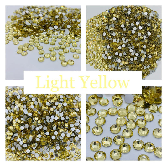Light Yellow - Non AB Rhinestone 2058