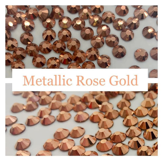 Metallic Rose Gold - Non AB Rhinestone 2058, EON