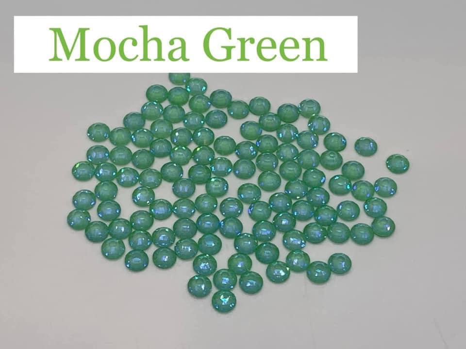 Mocha Green - Non AB Rhinestone 2058, EON