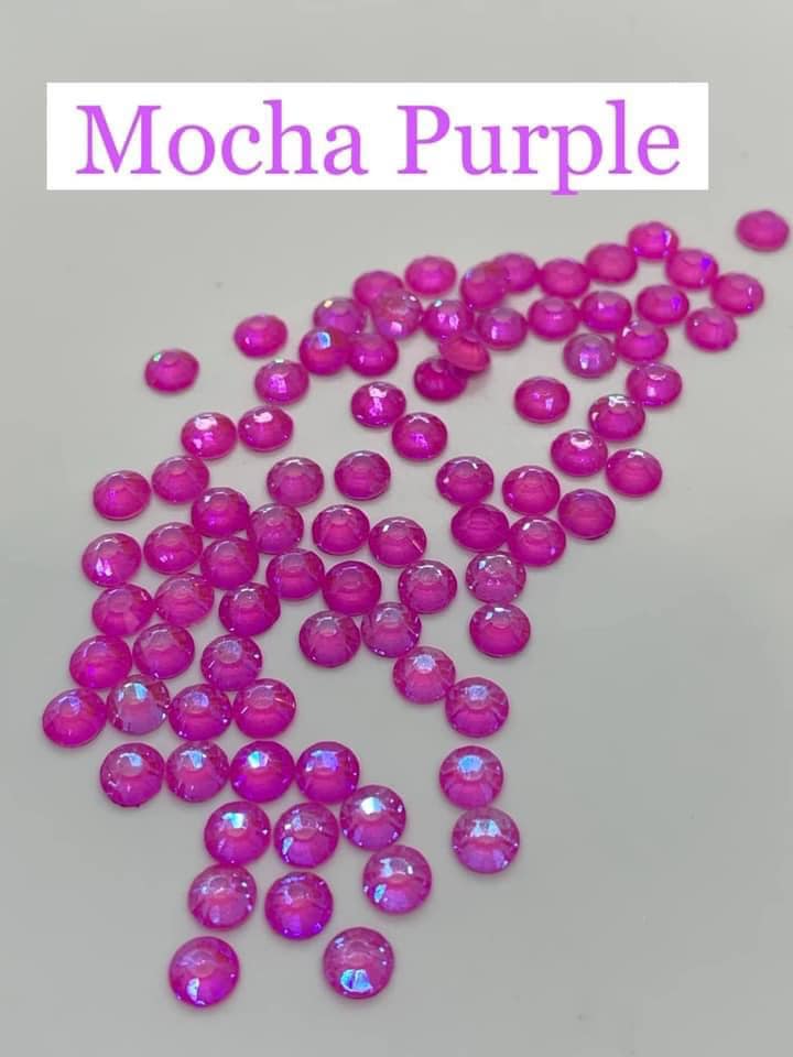 Mocha Purple - Non AB Rhinestone 2088, EON