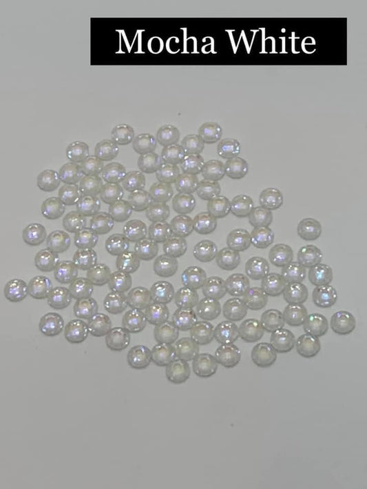 Mocha White - Non AB Rhinestone 2088, EON