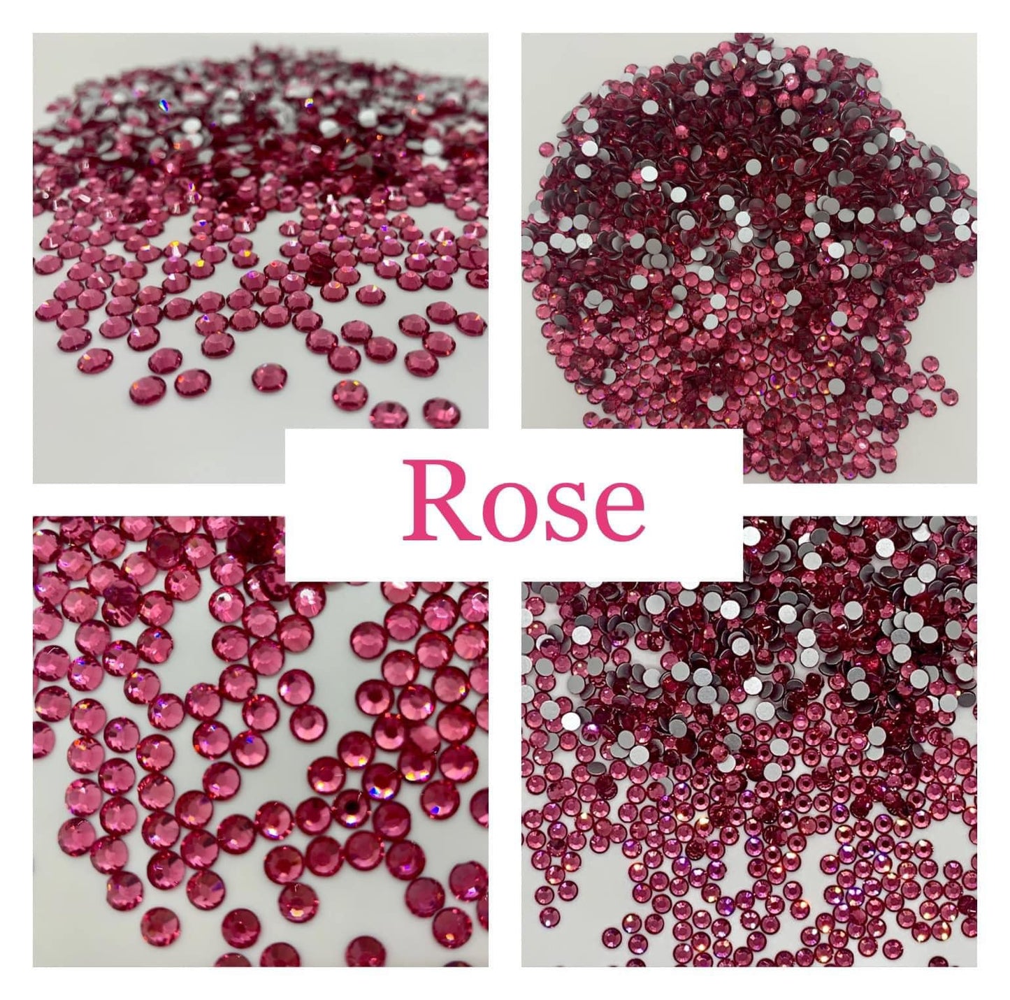 Rose - Non AB Rhinestone 2058