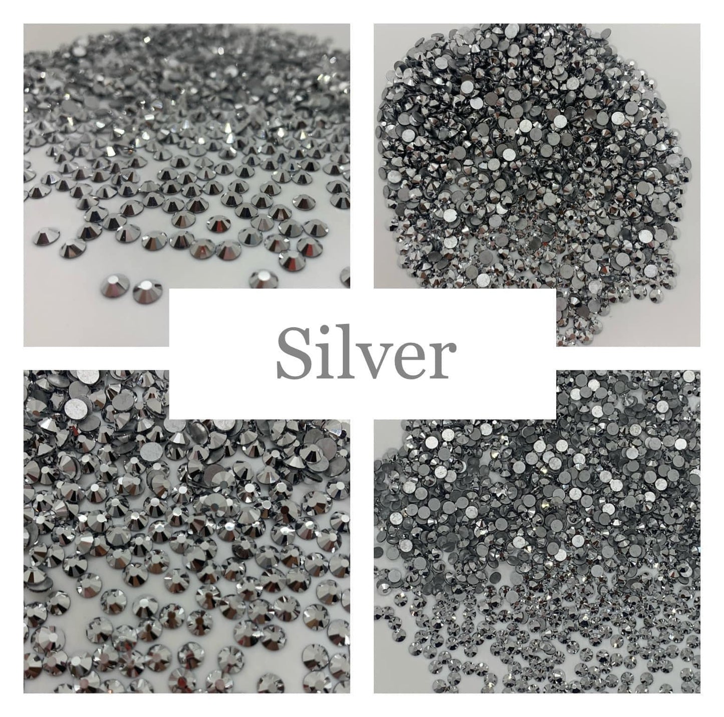 Silver - Non AB Rhinestone 2058