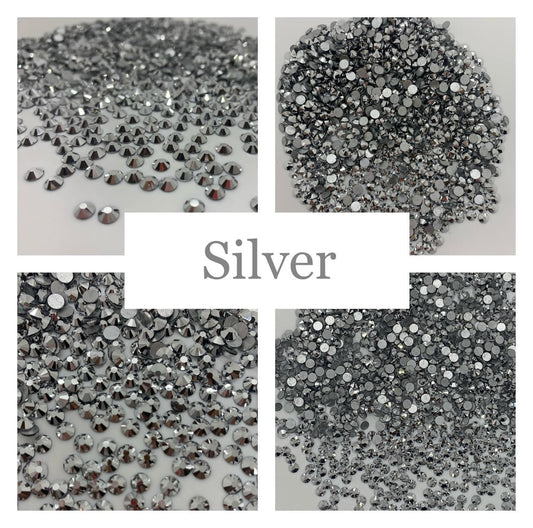 Silver - Non AB Rhinestone 2058