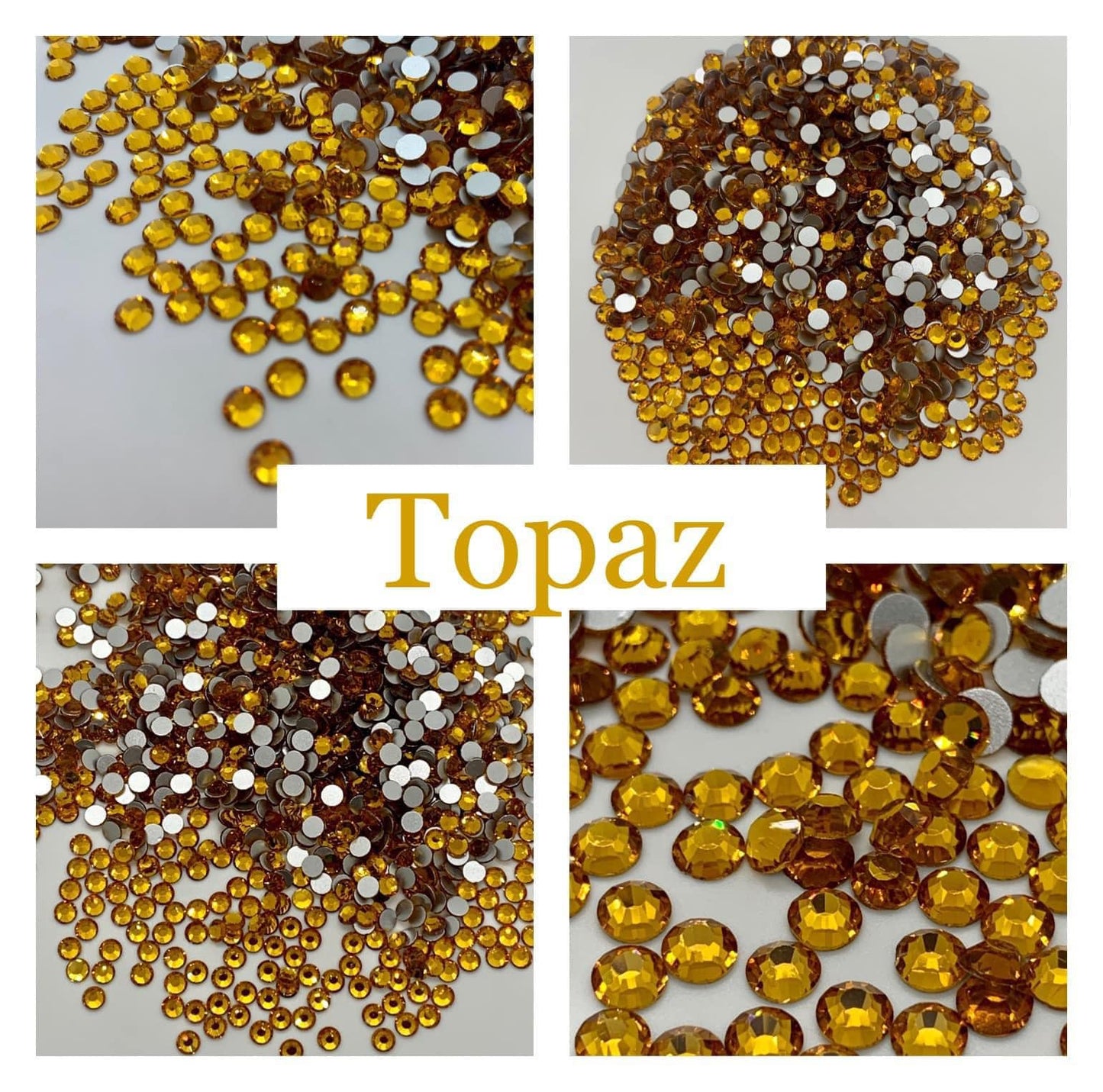 Topaz - Non AB Rhinestone 2058