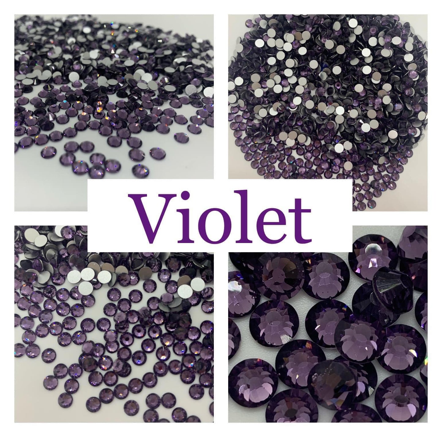 Violet - Non AB Rhinestone 2058