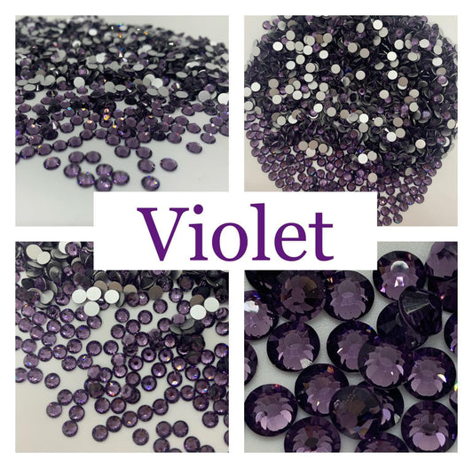 Violet - Non AB Rhinestone 2058